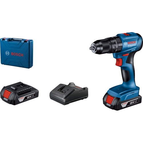 Bosch Professional GSB 185 LI Akülü Darbeli Delme Vidalama Mak.2 x 2.0 Ah; Case