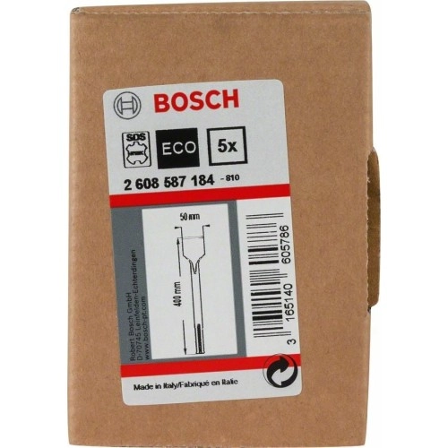 Bosch - SDS-Max Şaftlı Yassı Keski 400*50 mm 5'li