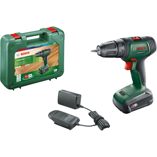 Bosch UniversalDrill 18 Tek Akülü Delme Vidalama Makinesi (1 x 1,5Ah)
