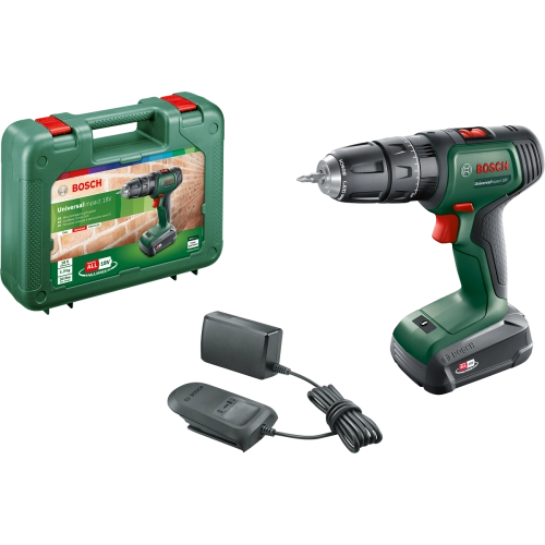 Bosch UniversalImpact 18 Tek Akülü Darbeli Delme Vidalama Makinesi (1 x 1,5Ah)