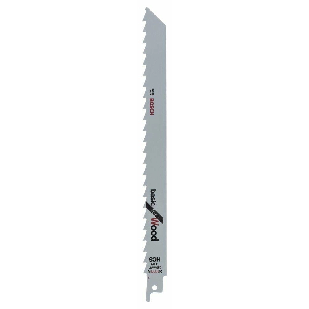 Bosch - Basic Serisi Ahşap için Panter Testere Bıçağı S 1111 K - 5'li