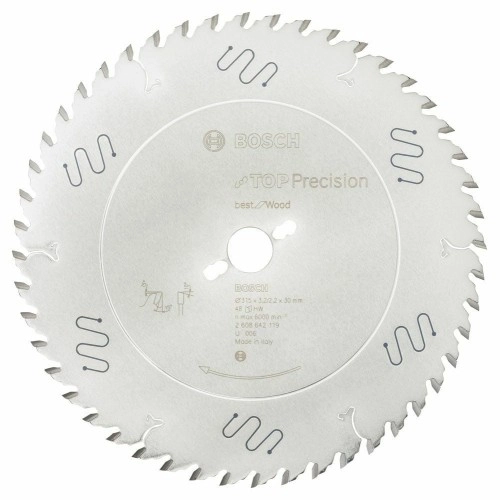 Bosch - Best Serisi Hassas Kesim Ahşap için Daire Testere Bıçağı 315*30 mm 48 Diş