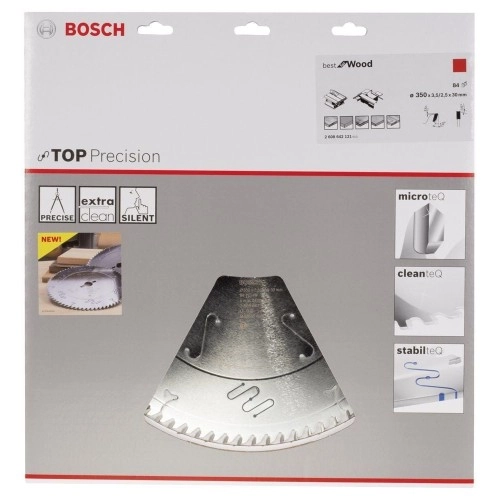 Bosch - Best Serisi Hassas Kesim Ahşap için Daire Testere Bıçağı 350*30 mm 84 Diş