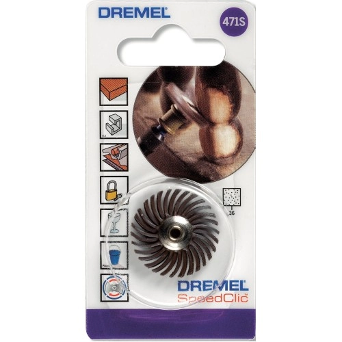 DREMEL® EZ SpeedClic: Detay Aşındırıcı Fırça 36 kumlu (471S)