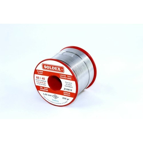 Soldex 1.0 mm 500 gr Lehim Teli Sn60  Pb40