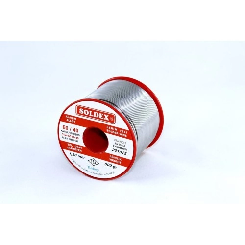 Soldex 1.2 mm 500 gr Lehim Teli Sn60  Pb40