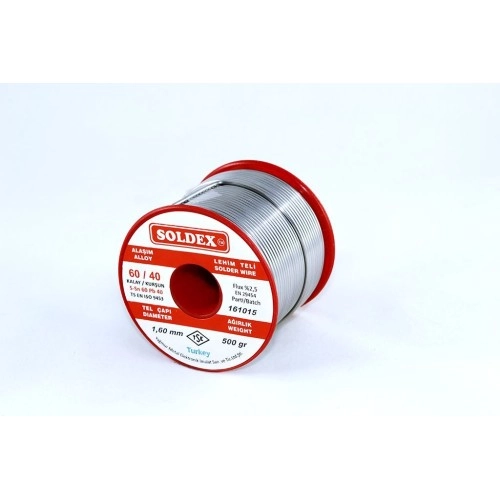 Soldex 1.6 mm 500 gr Lehim Teli Sn60  Pb40