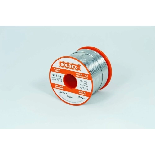 Soldex 1.2 mm 500 gr Lehim Teli Sn40  Pb60