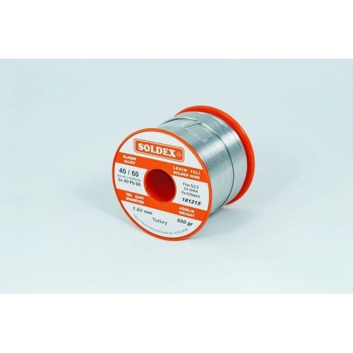 Soldex 1.6 mm 500 gr Lehim Teli Sn40  Pb60