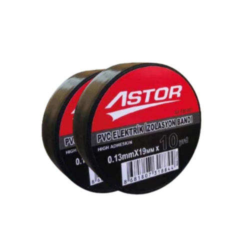 Astor PVC Elektrik İzolasyon Bandı (10 Adet)