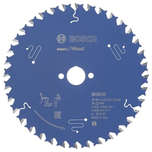 Bosch - Expert Serisi Ahşap için Daire Testere Bıçağı 160*20 mm 36 Diş