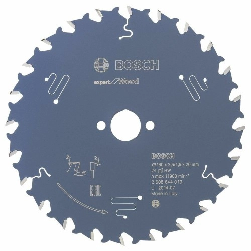 Bosch - Expert Serisi Ahşap için Daire Testere Bıçağı 160*20 mm 24 Diş