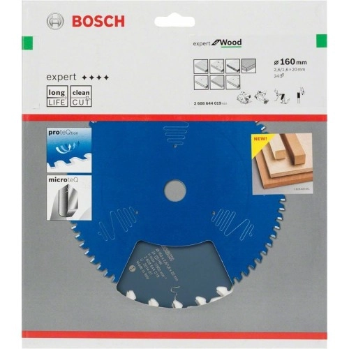 Bosch - Expert Serisi Ahşap için Daire Testere Bıçağı 160*20 mm 24 Diş