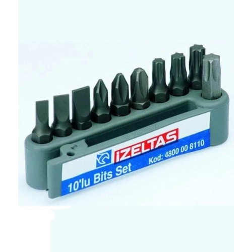 İzeltaş Bits Set ( 25 Mm ) 10 Lu