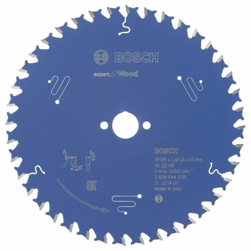 Bosch - Expert Serisi Ahşap için Daire Testere Bıçağı 184*20 mm 40 Diş