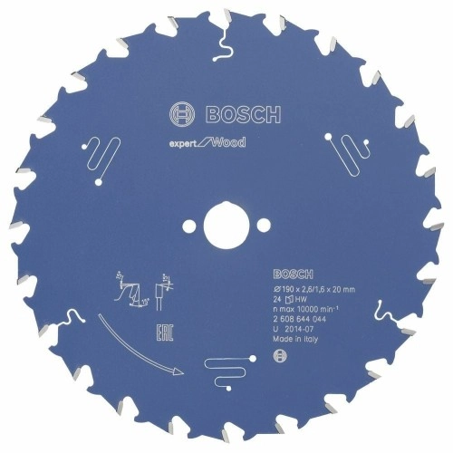 Bosch - Expert Serisi Ahşap için Daire Testere Bıçağı 190*20 mm 24 Diş