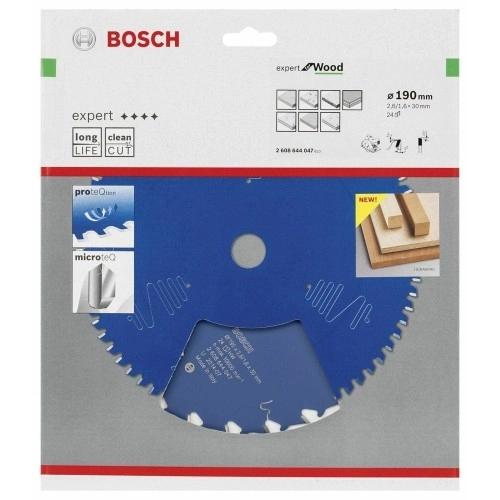 Bosch - Expert Serisi Ahşap için Daire Testere Bıçağı 190*30 mm 24 Diş