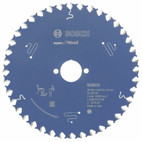 Bosch - Expert Serisi Ahşap için Daire Testere Bıçağı 190*30 mm 40 Diş