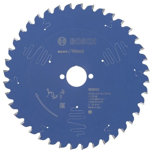 Bosch - Expert Serisi Ahşap için Daire Testere Bıçağı 216*30 mm 40 Diş