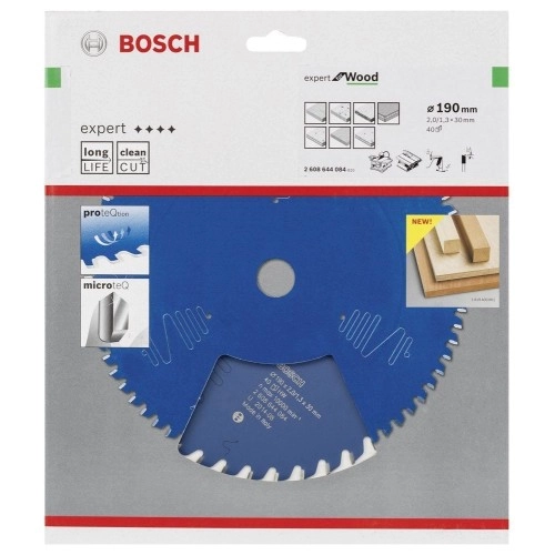 Bosch - Expert Serisi Ahşap için Daire Testere Bıçağı 190*30 mm 40 Diş