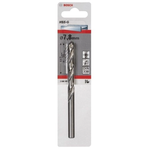 Bosch - HSS-G Metal Matkap Ucu 7,8*117 mm