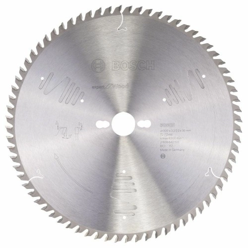 Bosch - Expert Serisi Ahşap için Daire Testere Bıçağı 300*30 mm 72 Diş