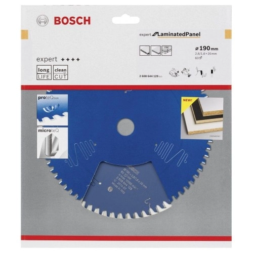 Bosch - Expert Serisi Lamine Panel için Daire Testere Bıçağı 190*20 mm 60 Diş