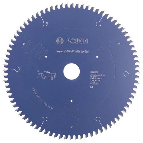 Bosch - Expert Serisi Çoklu Malzeme için Daire Testere Bıçağı 254*30 mm 80 Diş