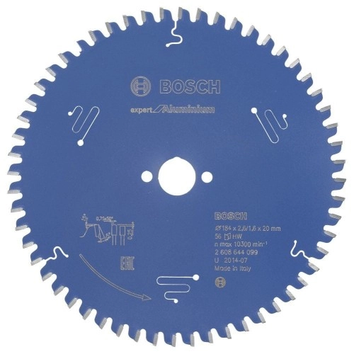 Bosch - Expert Serisi Alüminyum için Daire Testere Bıçağı 184*20 mm 56 Diş